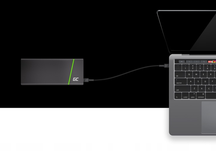 Kabel GC PowerStream PD 60W MOCNY Przewód Typ USB-C - USB-C 1.2m