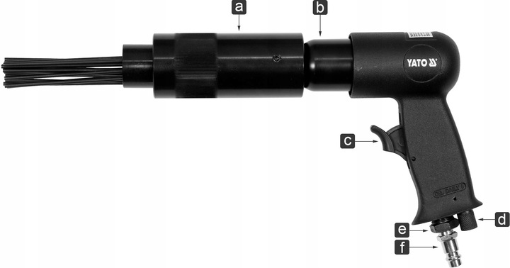 MŁOTEK PNEUMATYNCZY DO RDZY Yato YT-09910