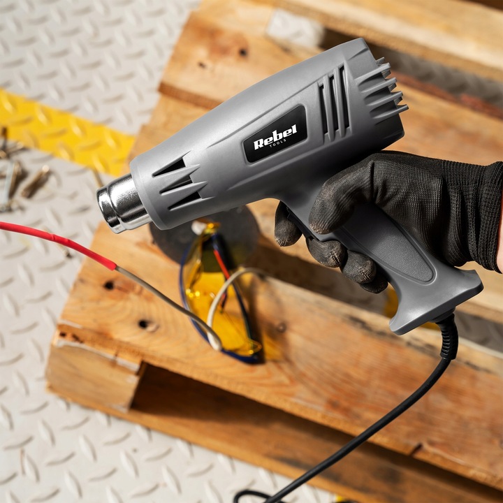 Opalarka elektryczna Rebel z regulacją dwa biegi 1600W 600°c