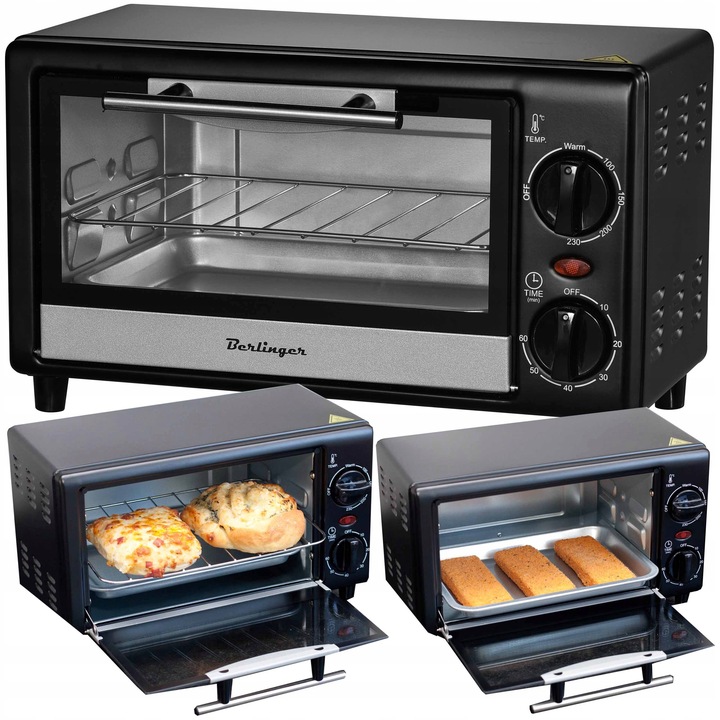 Mini piekarnik 10L - suszarka do grzybów - termoobieg rożno światło