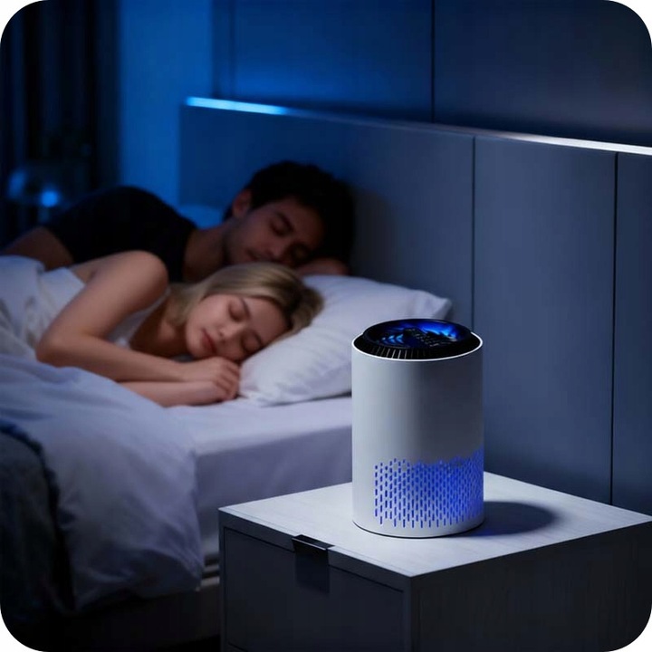 OCZYSZCZACZ POWIETRZA REVENTO PURO CICHY AROMATERAPIA TIMER + FILTR