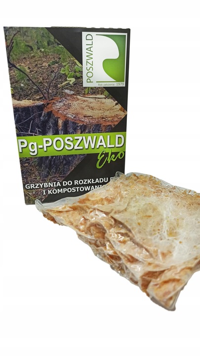 Poszwald eko wieloskładnikowa grzybnia do rozkładu pni drzew po