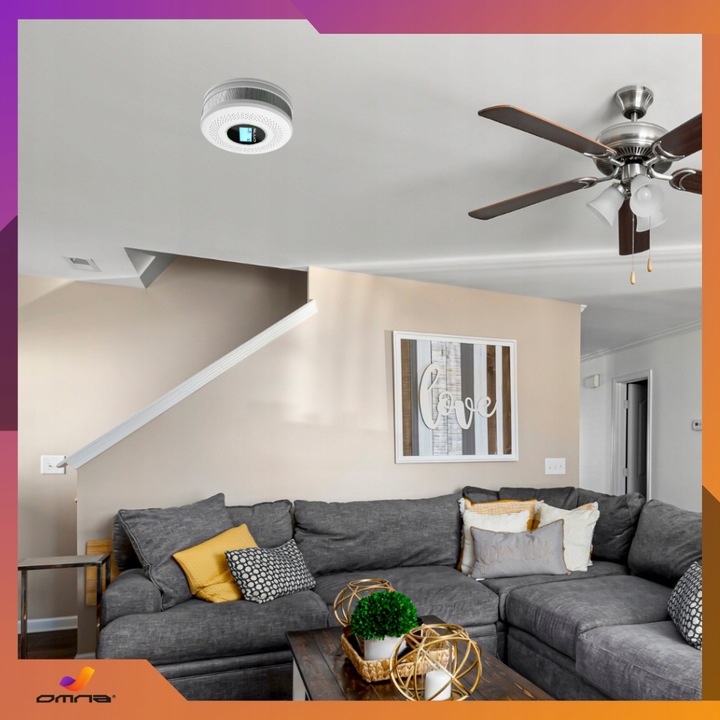 Czujnik czadu i dymu detektor tlenku węgla JKD 512COM certyfikowany