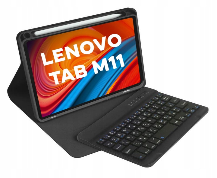 ETUI I KLAWIATURA BLUETOOTH DO LENOVO TAB M11 11" TB330FU TB330XU CZARNY