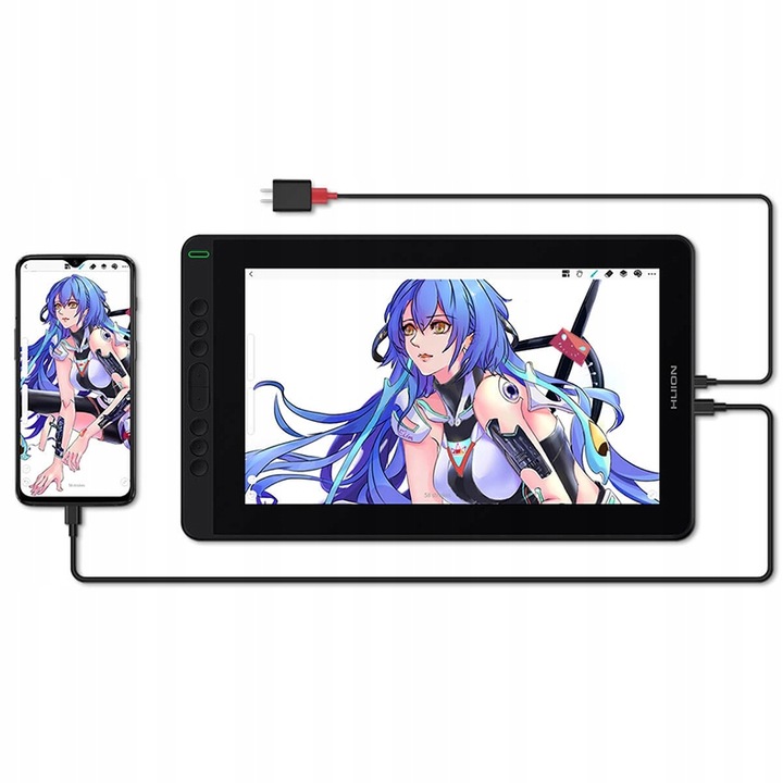 Tablet graficzny HUION Kamvas 13 black