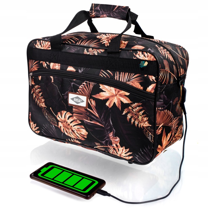 TORBA BAGAŻ PODRĘCZNY USB do samolotu 40x20x25