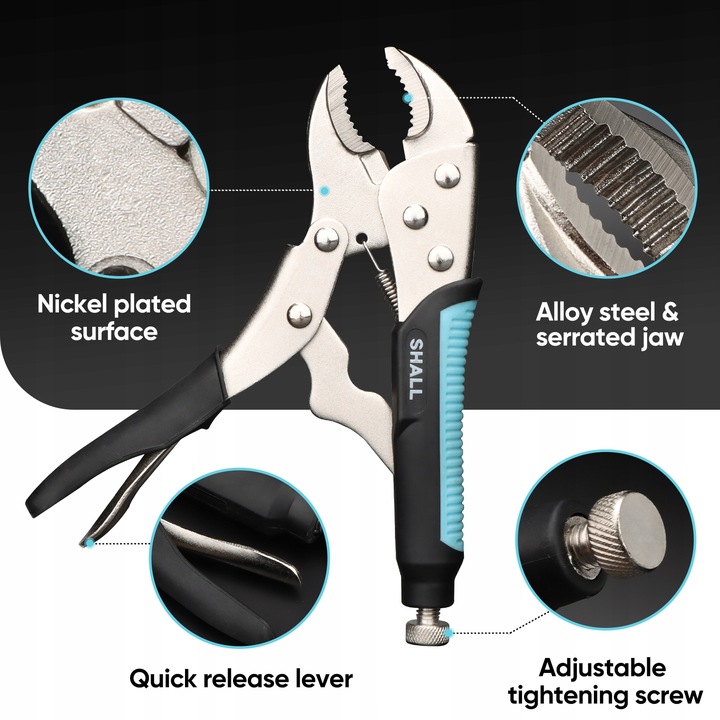 Shall Tools Shall 6-częściowy zestaw szczypiec