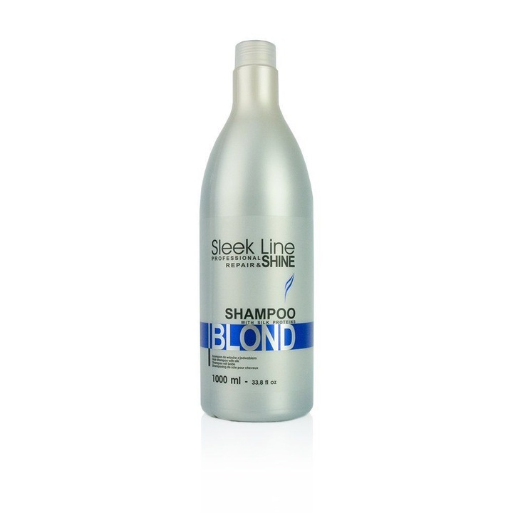 STAPIZ SZAMPON SLEEK LINE BLOND Z JEDWABIEM 1L
