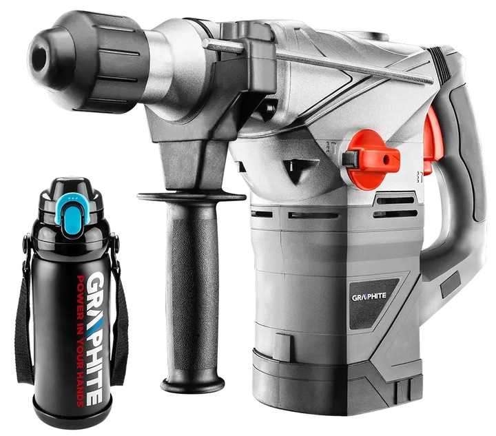 MŁOT UDAROWY SDS+ 1500W WALIZKA AKCESORIA GRAPHITE