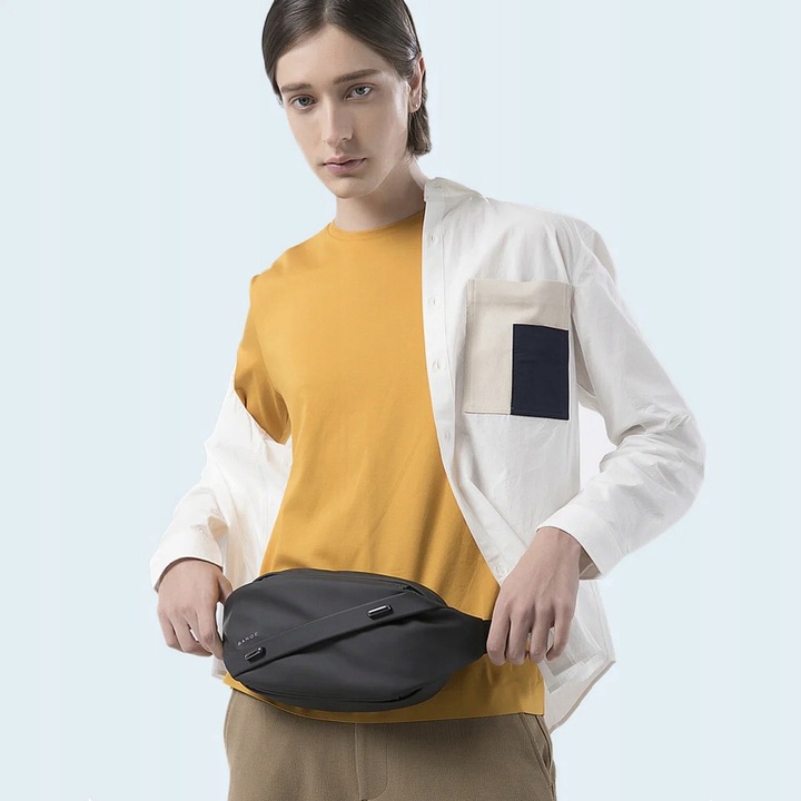 Nerka saszetka męska biodrowa, na ramię Torebka miejska pojemna