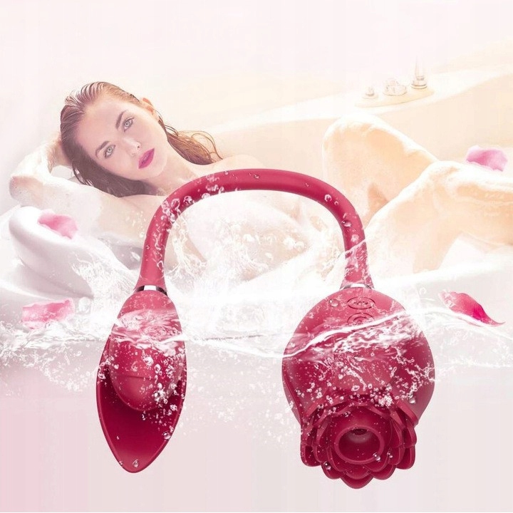 Powietrzny Wibrator Damski Stymulator Ssący Róża