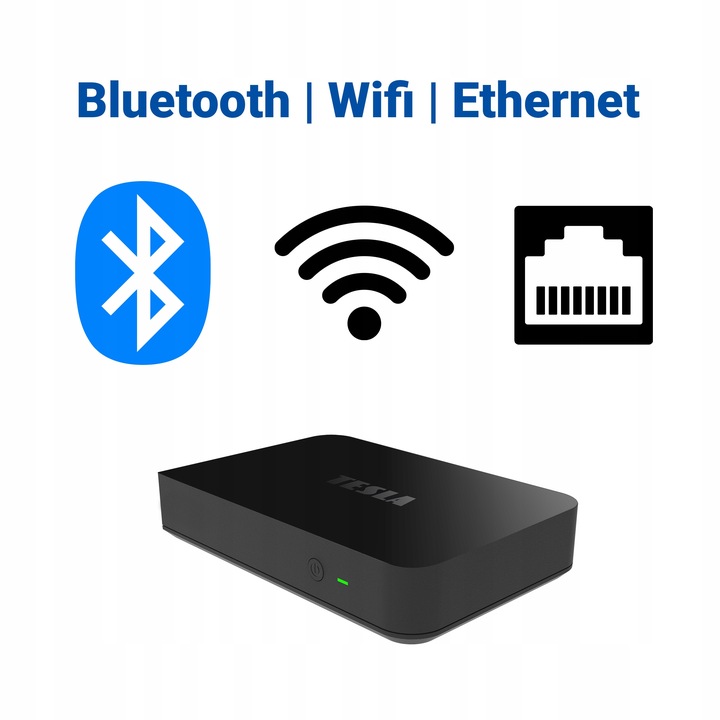 TESLA MediaBox XT850 hybrydowy odtwarzacz multimedialny z DVB-T2 Netflix