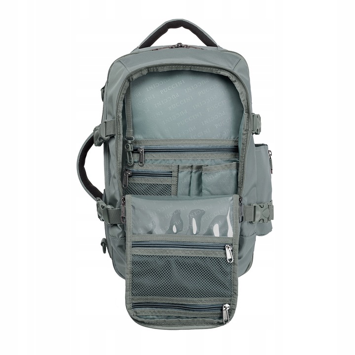 Plecak Do Samolotu PUCCINI Podróżny Do RyanAir Zielony Easy Pack