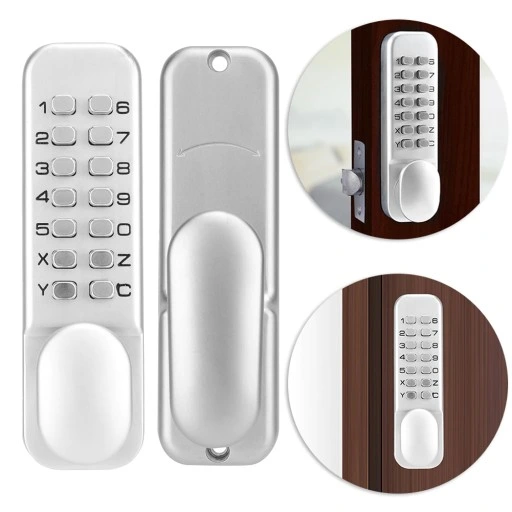 KLAMKA ZAMEK SZYFROWY MECHANICZNY KOD BEZ BATERII