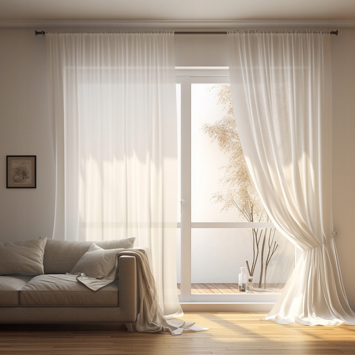 FIRANA GOTOWA 300x250 NA TASMIE MARSZCZĄCEJ DO SALONU LUB SYPIALNI