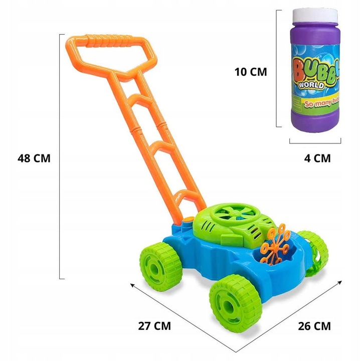 KOSIARKA NA BAŃKI MYDLANE NA BATERIE + PŁYN