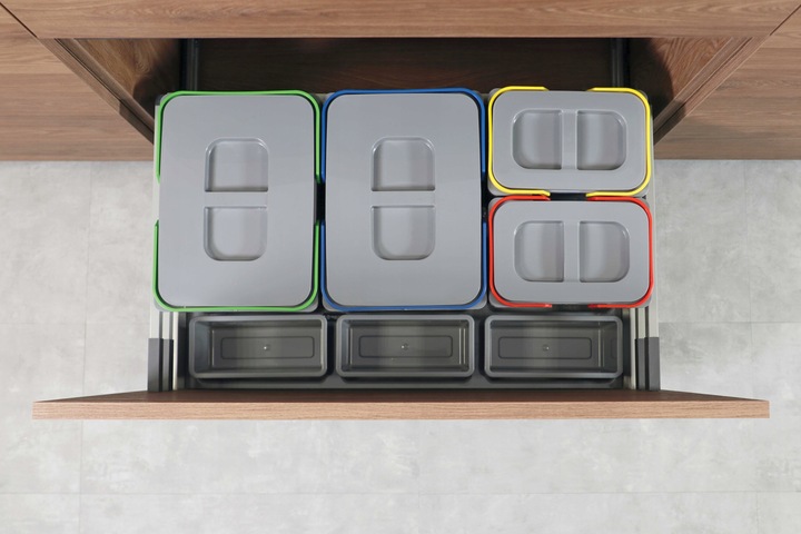 POJEMNIKI NA ODPADY SORTOWNIKI NA ŚMIECI REJS PRAKTIKO WYSOKI 1x20L