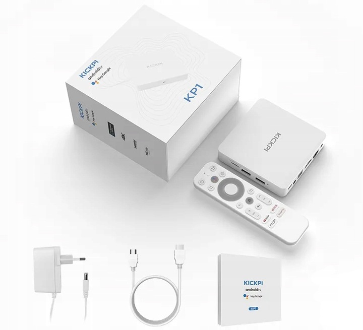 ANDROID SMART TV BOX ODTWARZACZ MULTIMEDIALNY 4K 2/32GB AndroidTV 12