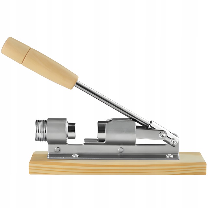 Dziadek do orzechów na podstawce ANTYPOŚLIZGOWEJ mocny stalowy REGULOWANY