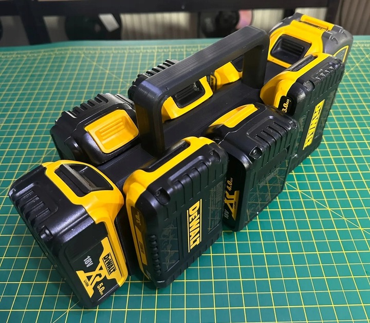 Koszyk na 8 baterii / Akumulatorów, do narzędzi DeWALT 18V i 54V