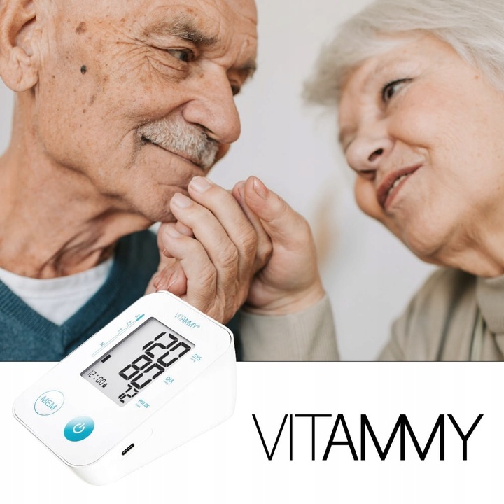 CIŚNIENIOMIERZ NARAMIENNY VITAMMY USB ARYTMIA ETUI RĘKAW 22-40CM CERTYFIKAT