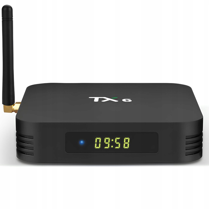 SMART TV BOX TX6 ANDROID 9 PRZYSTAWKA TV KODI 4/32 GB
