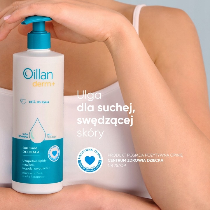 OILLAN Derm+ Balsam do ciała skóra atopowa 400 ml