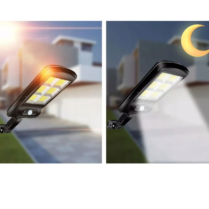 LAMPA SOLARNA LED Z CZUJNIKIEM RUCHU ZMIERZCHU COB