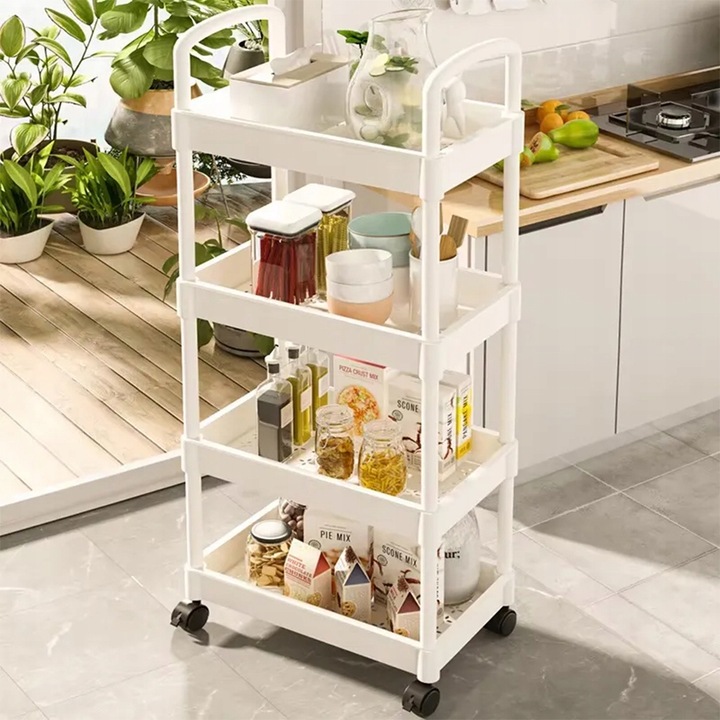 SZAFKA PÓŁKA KUCHENNA ŁAZIENKOWA REGAŁ MOBILNY ORGANIZER WÓZEK NA