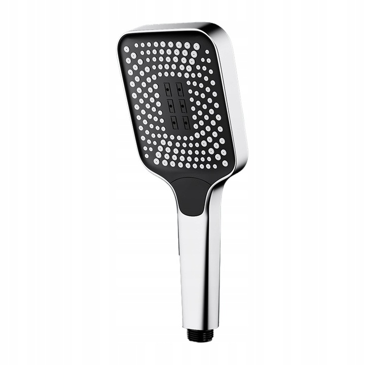 Słuchawka prysznicowa natryskowa 3 funkcje ekologiczna ANTICALC chrom duża