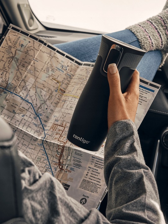 Kubek termiczny Contigo West Loop 2.0 470ml - Czarny Mat