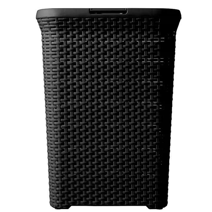 CURVER RATTAN STYLE KOSZ ŁAZIENKOWY NA PRANIE BIELIZNE UBRANIA 60L CZARNY