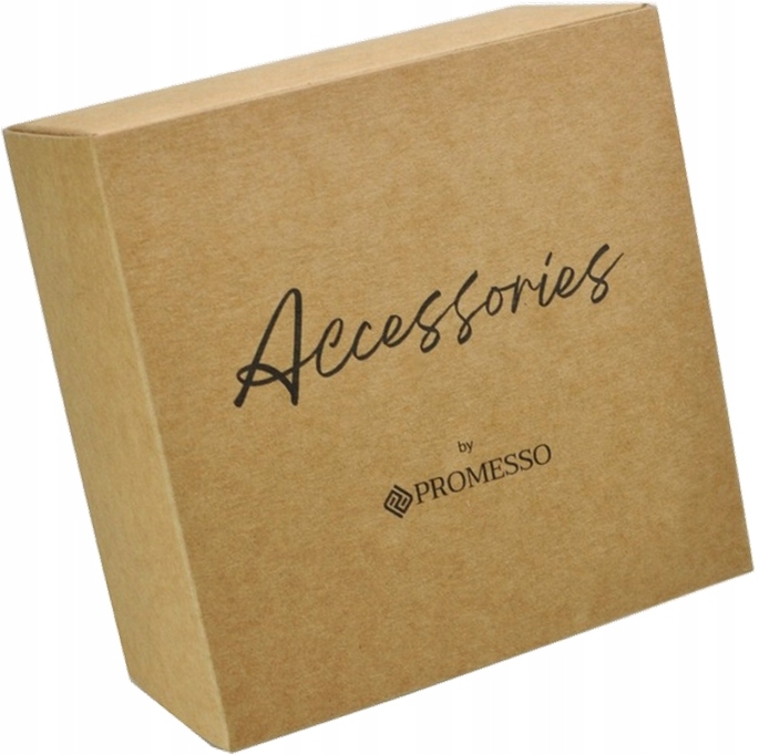 PROMESSO Męski pasek skóra z automat. klamra 100%PL + pudełko NA