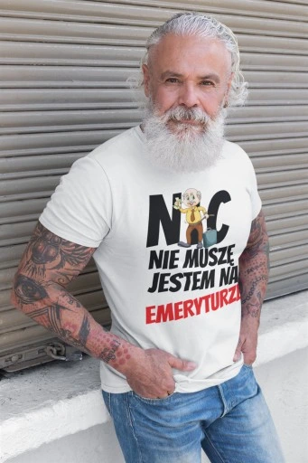 Prezent dla EMERYTA Emerytura KOSZULKA Pomysł