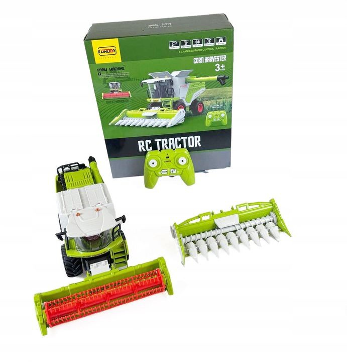 KOMBAJN ZDALNIE STEROWANY 2w1 GENERATOR DYMU + ŚWIATŁA POJEMNIK NA ZBOŻE