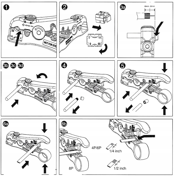 Ściągacz Izolacji Z Kabli Koncentrycznych Striper Zarabiarka Opticum