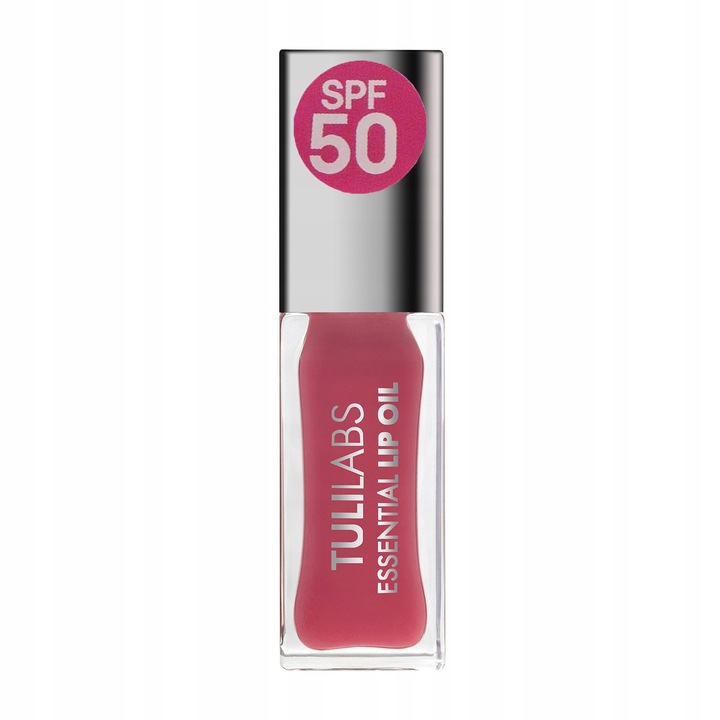 SPF50 TULI LABS Essential Lip Oil OLEJEK do PIELĘGNACJI UST Pinky Mood