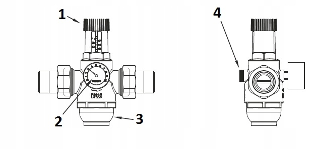 HERZ Membranowy reduktor ciśnienia 1 2682 12 3/4''