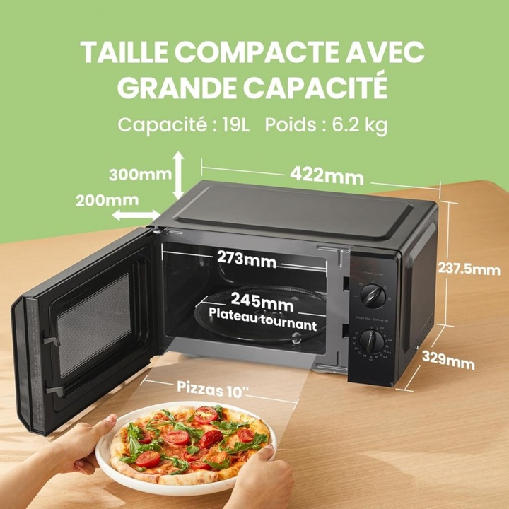 KUCHENKA MIKROFALOWA Comfee CMO-MP012OC-BK| MIKROFALÓWKA | 700W |