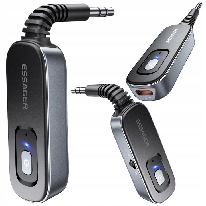 Transmiter odbiornik nadajnik BLUETOOTH 2w1 AUX Minijack 3,5 mm TX RX