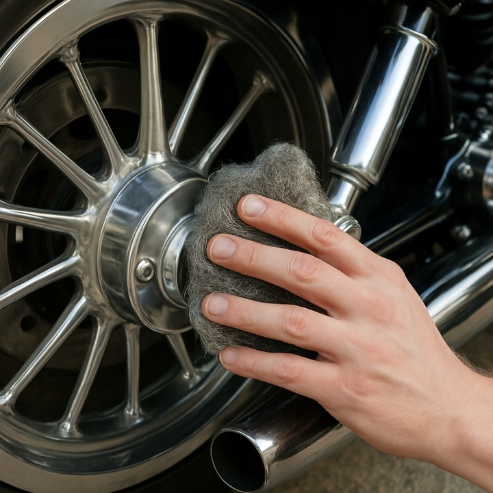 WEŁNA STALOWA 1kg Uniwersalna do czyszczenia, polerowania i renowacji