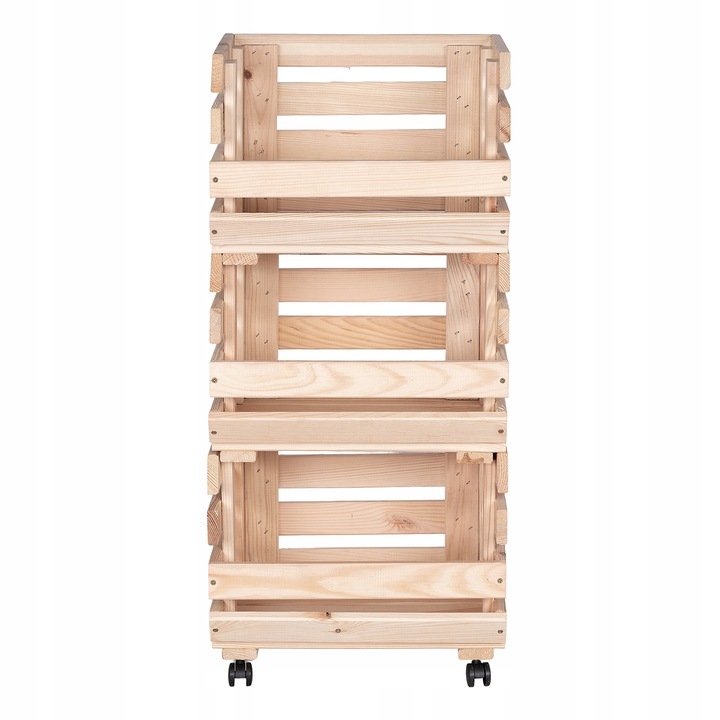 Skrzynki skrzynka pojemnik na warzywa owoce 4 kółka regał PRODUCENT