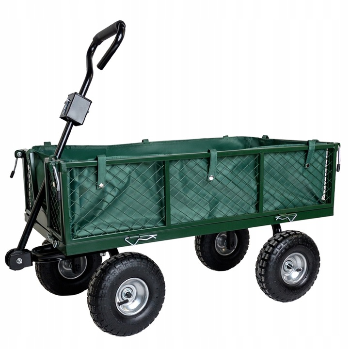 WÓZEK OGRODOWY TRANSPORTOWY DUŻY PRZYCZEPKA BOGIE-TRAX3 ROZKŁADANY DO