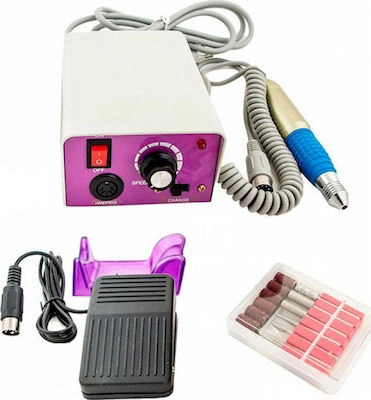 PROFESJONALNA FREZARKA DO PAZNOKCI PEDAŁ + FREZY