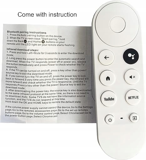 Pilot zastępczy zamiennik do GOOGLE CHROMECAST 2020 4.0 4K G9N9N HQ NOWY