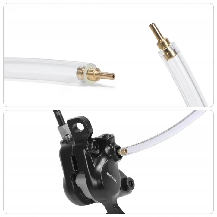 zestaw do odpowietrzania hamulców shimano adaptery met EZmtb + olej 60ml x2