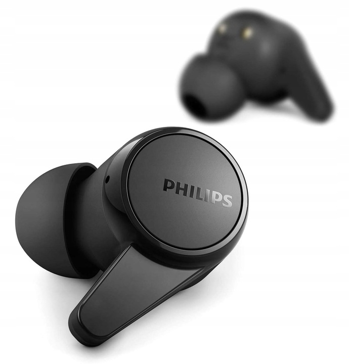 SŁUCHAWKI BEZPRZEWODWE PHILIPS TAT1207BK CZARNE TWS BLUETOOTH ORYGINALNE