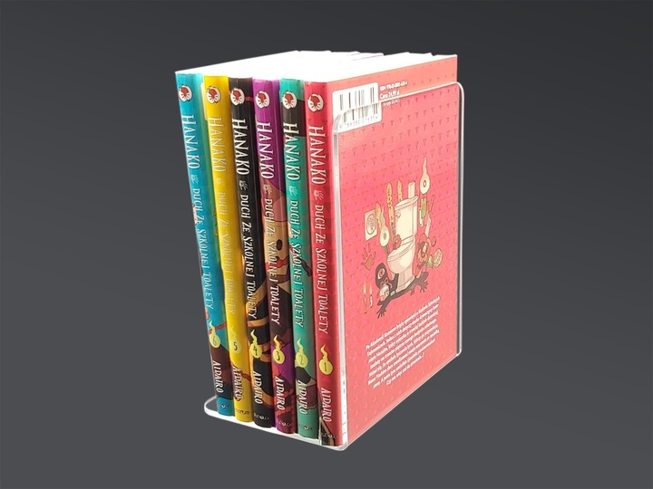 6 x PODPÓRKI do KSIĄŻEK STOJAK na KSIĄŻKI Plexi (pleksi) 2mm