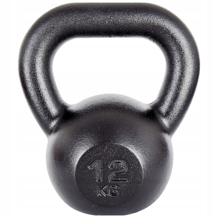 Kettlebell żeliwny odważnik kula kettle 12kg