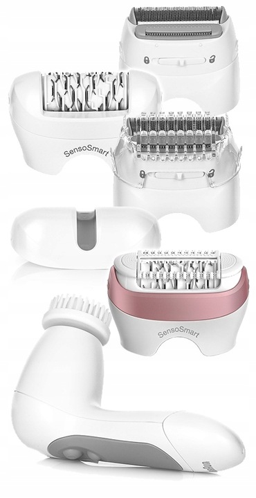 DEPILATOR BRAUN Silk-epil 9 DELUXE FACE PACK Wet&Dry+ GOLARKA + DODATKI 4w1